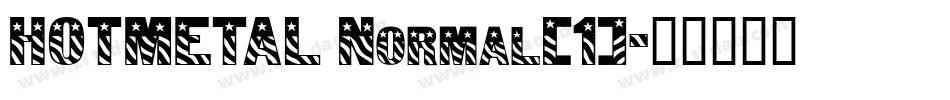 HOTMETAL Normal(1)字体转换